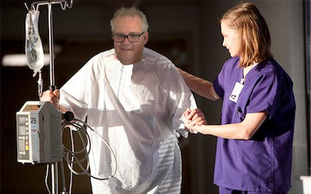scotty hospitalised